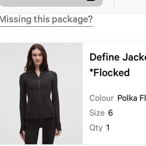Define Jacket Nulu Flocked - Black